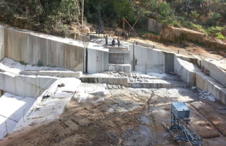 Overview of quarry site